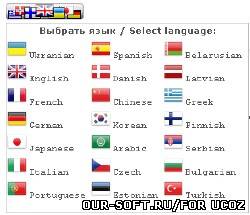Перевод на другие языки для uCoz