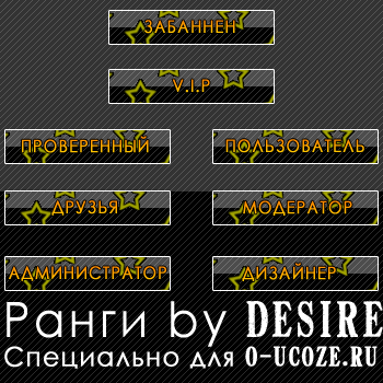Иконки групп от Desire специально для o-ucoze.ru