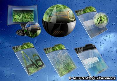 PNG Glass Icons