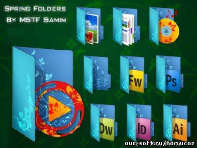 Icons spring folders
