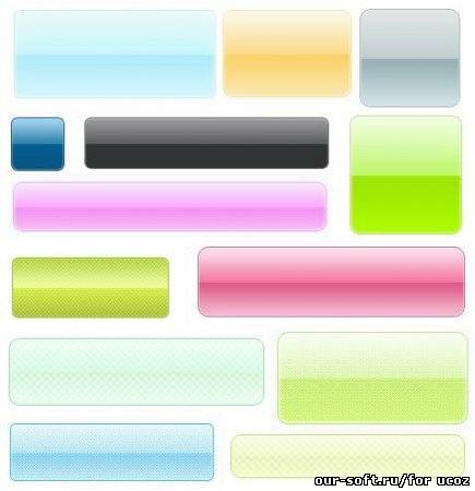 Стили для Photoshop - Web 2.0 Photoshop Styles