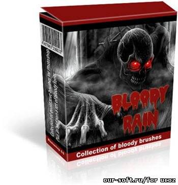 Кисти для Photoshop - Bloody rain brushes