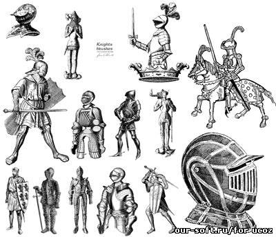 Кисти для Photoshop - Armour Brushes