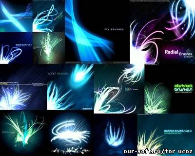Кисти для Photoshop - Абстрактные - New Abstract brushes