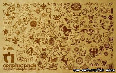 Кисти для Photoshop - Graphic Pack brushes