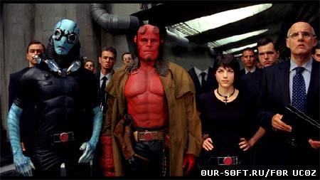 Шаблон для фотошоп - Хеллбой