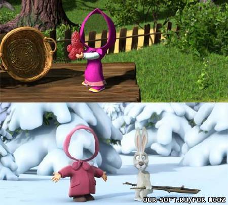 2 детских шаблона - приключения Маши