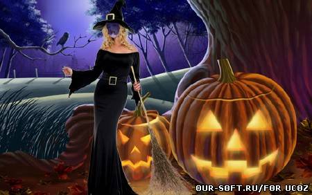 Шаблон psd для фотошоп - костюм для Хэллоуин