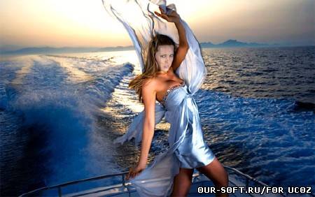 Женский шаблон - прогулка на катере