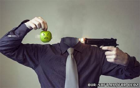 Шаблон psd мужской - в яблочко