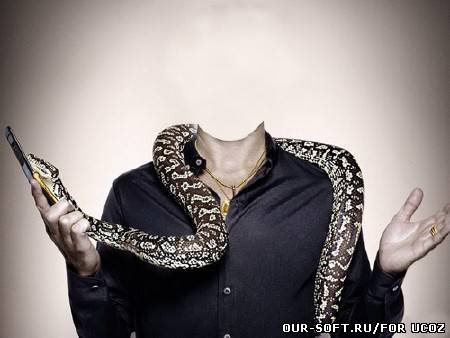 Шаблон мужской - символ 2013 года