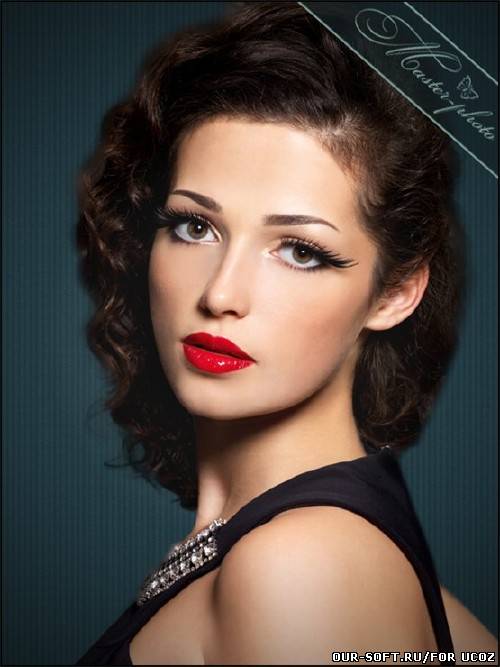 Женский шаблон для фотошопа - Милое создание