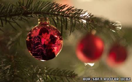 Рамка для фотомонтажа - отражение от игрушки