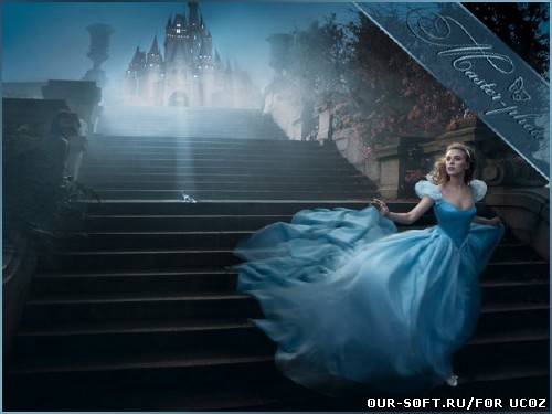 Женский шаблон для фотошопа - Золушка