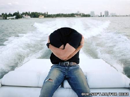 Шаблон psd - прогулка на катере