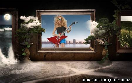 Рамка для фото - живие картины