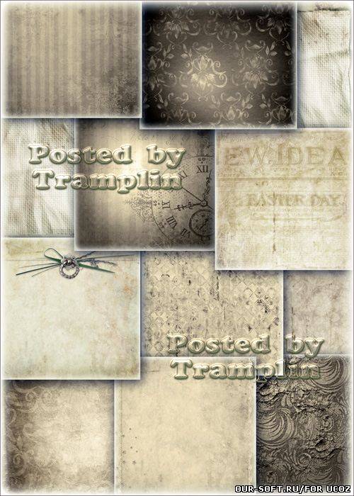 Красивые винтажные фоны для вашего творчества