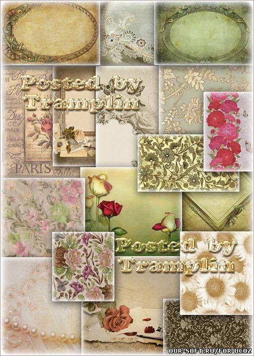 Фоны – Декупаж