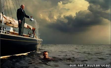 Шаблон для фото - подогрев моря