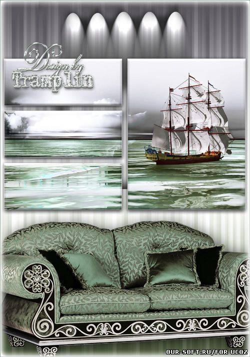 Полиптих – И белый парусник вдали уносит в море тайной силой