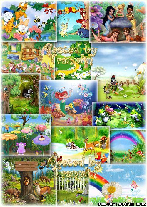 Детские Фоны для вашего творчества