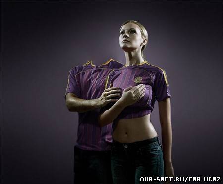 Шаблон для мужчин - истинные любители футбола