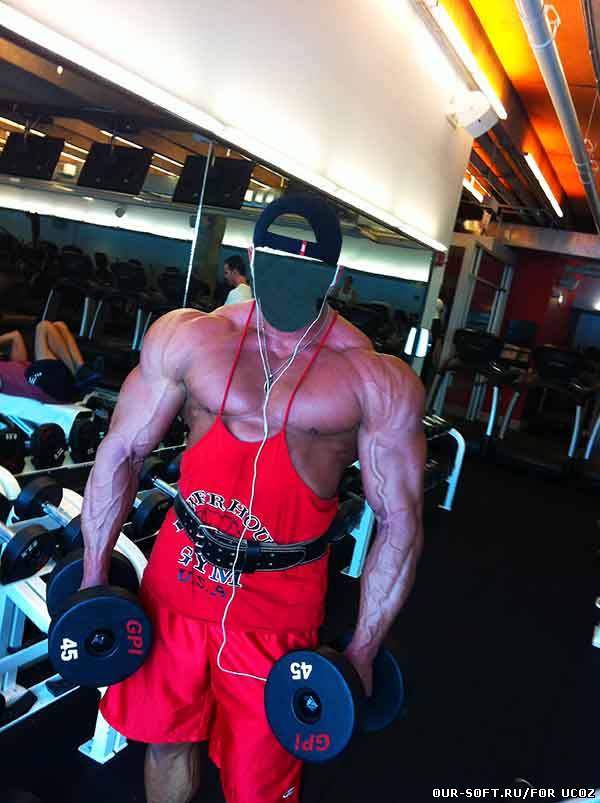 Фотошаблон-в спортзале