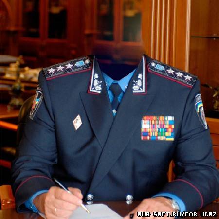 Мужской шаблон - Вы генерал-полковник