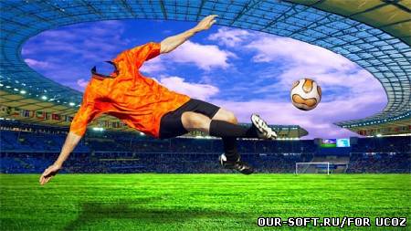 Мужской шаблон - Козырный удар ногой