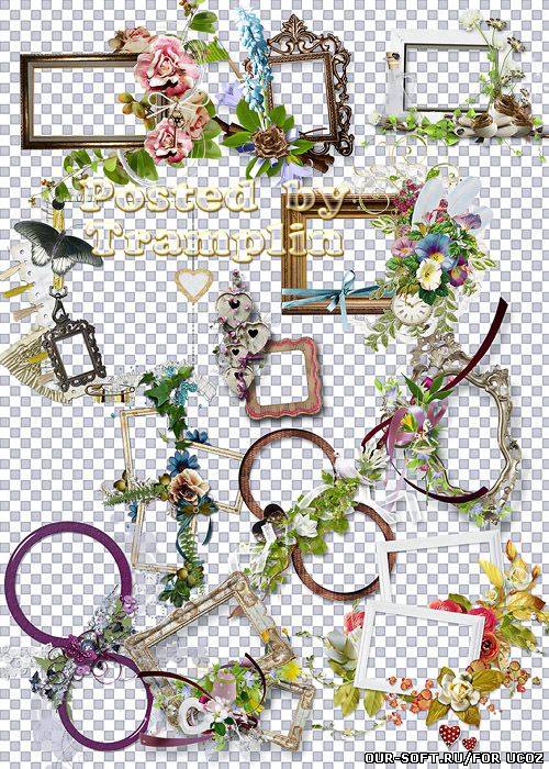 Винтажные рамки вырезы - В любви мне нравится винтаж