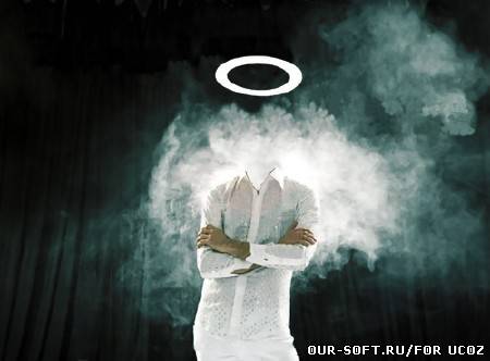 Шаблон psd - Вы ангел с нимбом