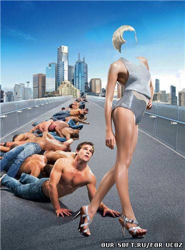 Женский шаблон-божественная красота