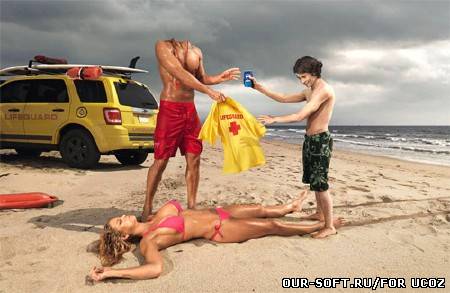 Шаблон для photoshop - Поменял поцелуй на Pepsi