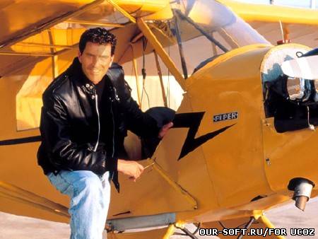 Шаблон для мужчин Пилот самолета