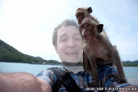 Шаблон для фото - Позитивное фото с животными