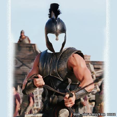 Шаблон для мужчин - Храбрый воин в старые времена