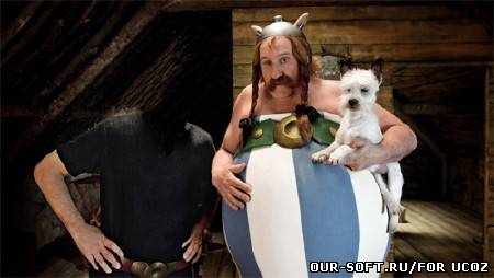 С сильным другом - шаблон мужской