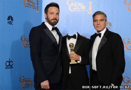 Шаблон мужской - С любимыми знаменитостями на вручении золотого глобуса