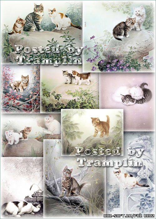 Китайская живопись – Кошки