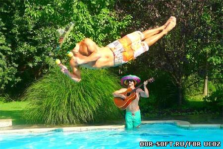 Мужской шаблон - Юморные мучачос с маракасами