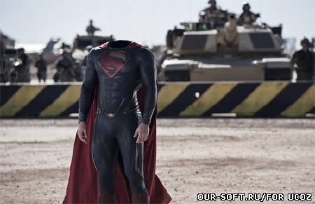 Шаблон для фотошопа - В костюме superman