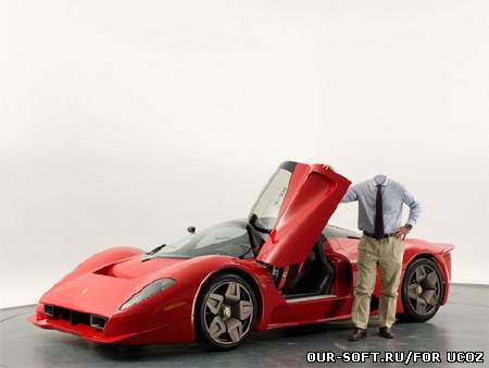 Шаблон для photoshop - Владелец феррари