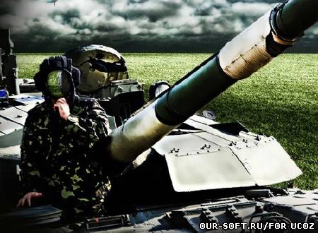 Мужской шаблон - советский танкист