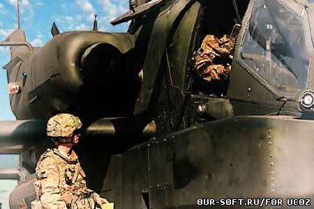 Мужской шаблон -американский пилот верталета