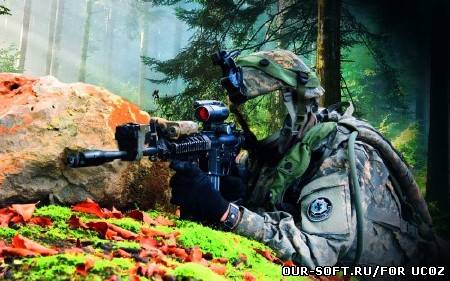 Мужской шаблон - лесной снайпер