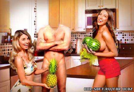 Фотошаблон для мужчин-хороший фрукт ананас