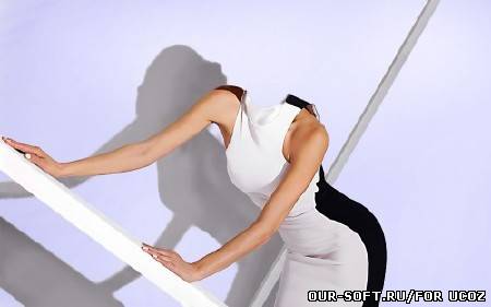 Psd для фотографий - Юная фотомодель