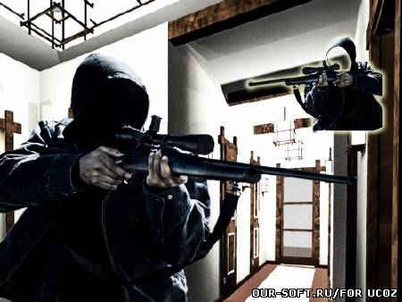 Шаблон psd мужской - Наемный убийца