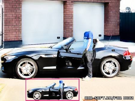 Psd мужской - Возле красивой тачки