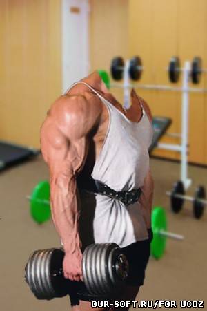 Шаблон для фотошопа - Я упорно занимался